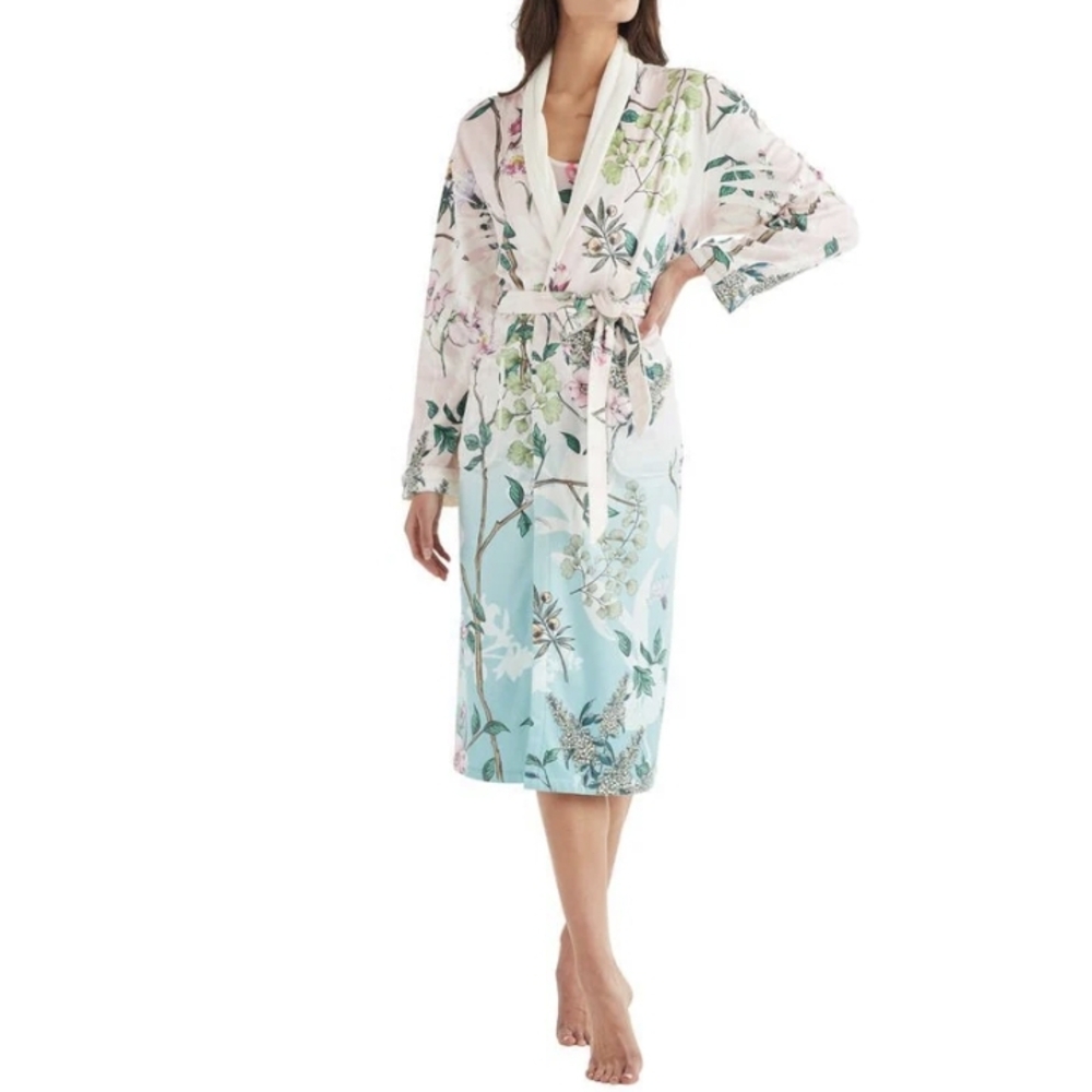 Wrap Up by VP Zen Garden Short Caftan With Matching Short Chemise